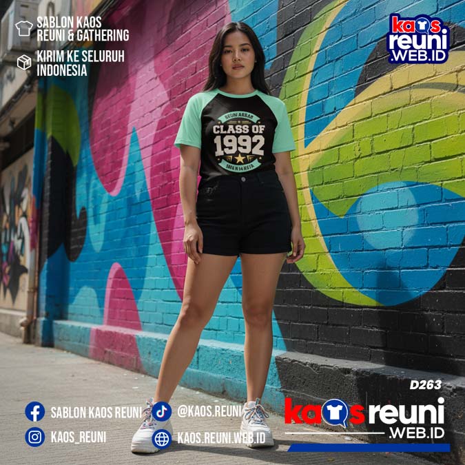 Desain Kaos Reuni 1992 Hijau Mint (11)