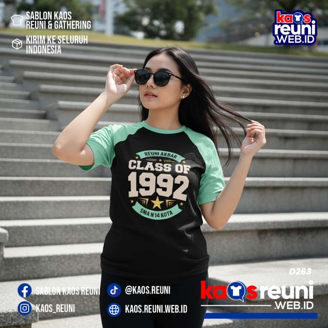 Desain Kaos Reuni 1992 Hijau Mint (16)