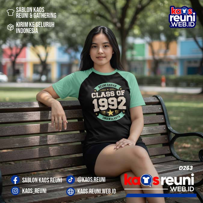 Desain Kaos Reuni 1992 Hijau Mint (17)