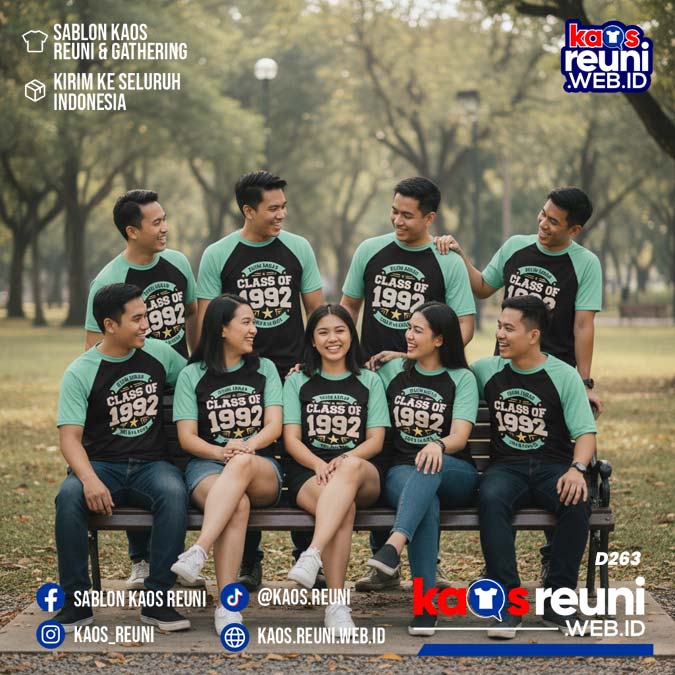 Desain Kaos Reuni 1992 Hijau Mint (7)
