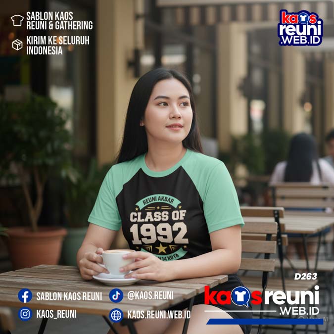 Desain Kaos Reuni 1992 Hijau Mint (9)