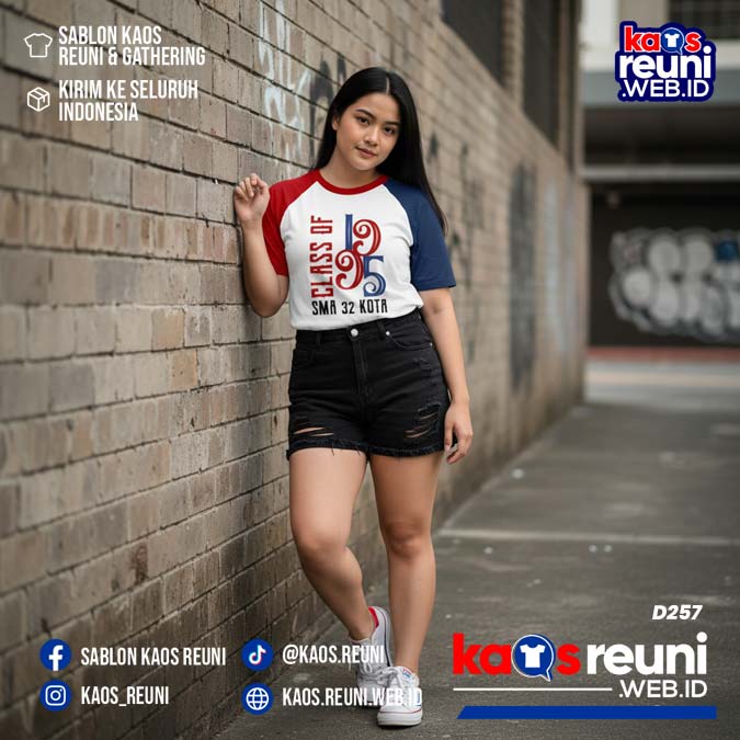 Desain Kaos Reuni 1995 Navy Merah (5)