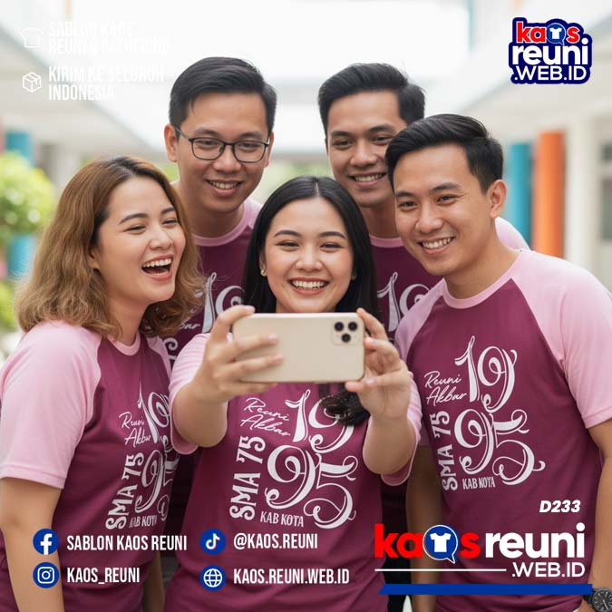 Desain Kaos Reuni 1996 Raglan Pink Puchsia (1)