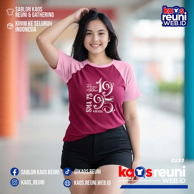Desain Kaos Reuni 1996 Raglan Pink Puchsia (2)