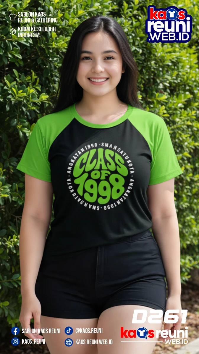Desain Kaos Reuni 1998 Hitam Hijau Pucuk (3)