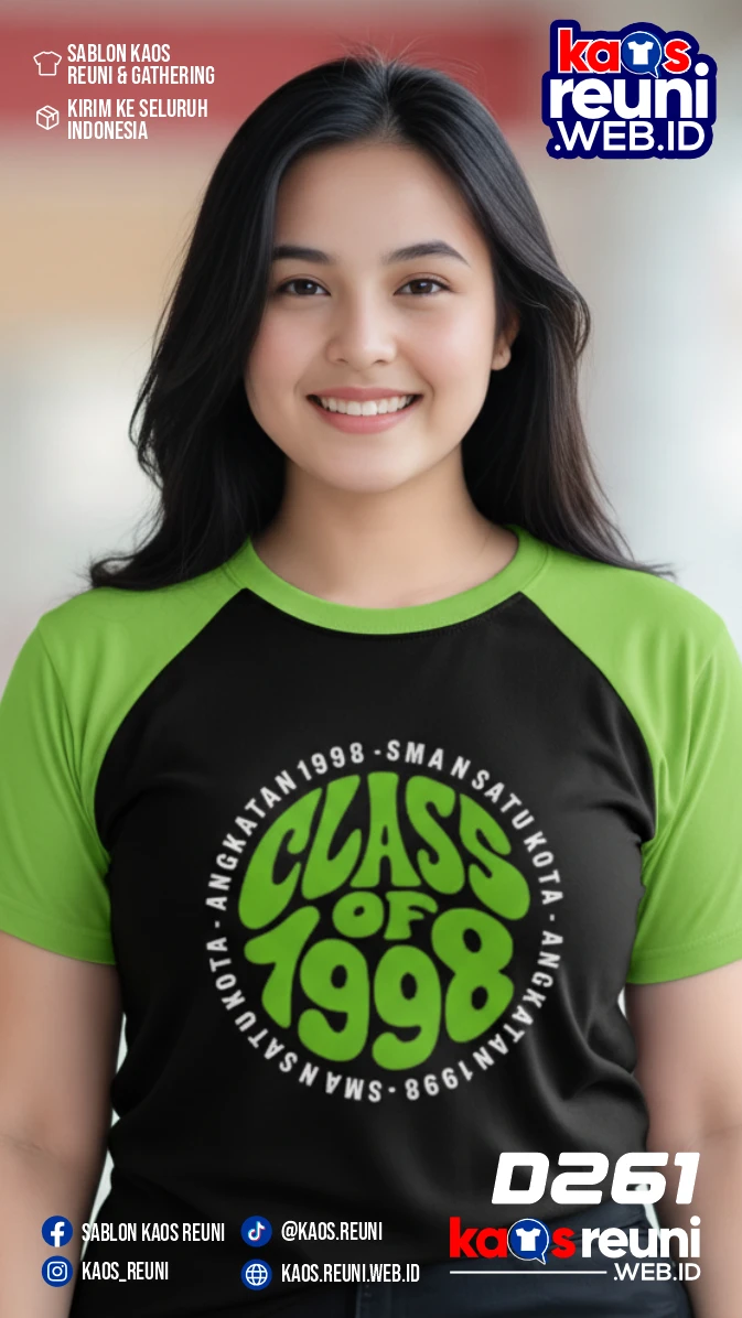Desain Kaos Reuni 1998 Hitam Hijau Pucuk (4)