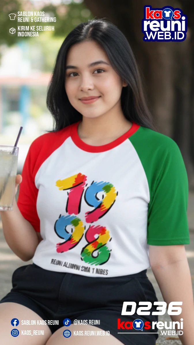 Desain Kaos Reuni 1998 Merah Putih Hijau (4)