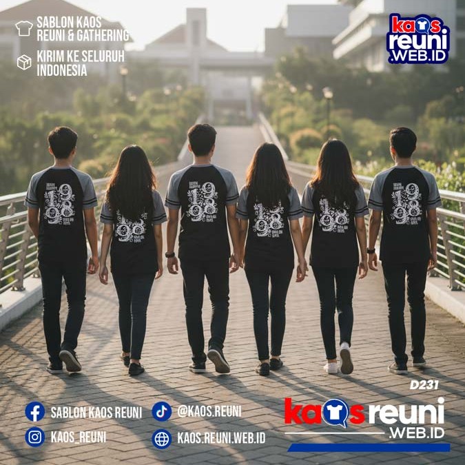 Desain Kaos Reuni 1998 Raglan Abu Hitam (23)