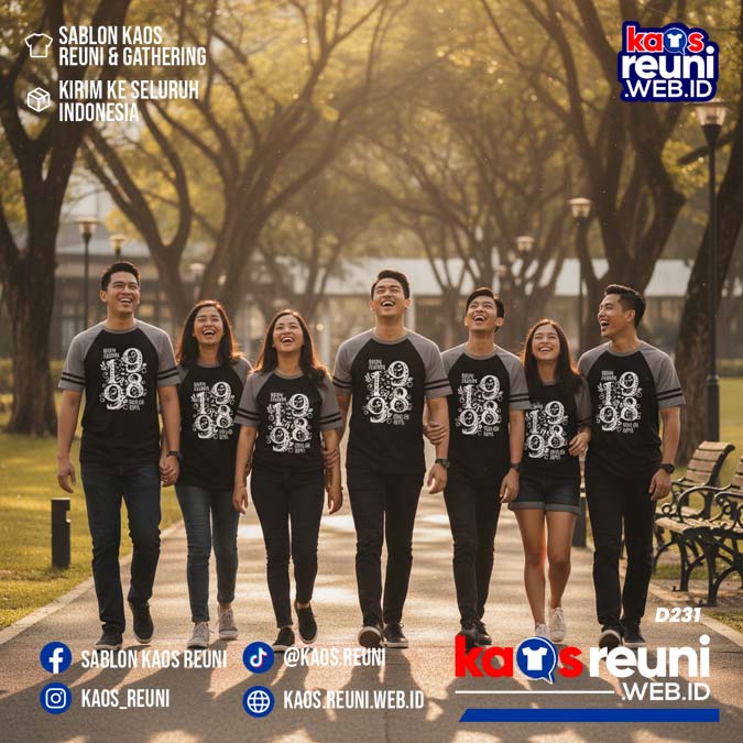 Desain Kaos Reuni 1998 Raglan Abu Hitam (30)