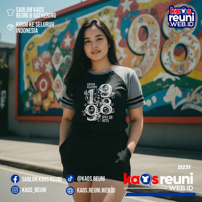 Desain Kaos Reuni 1998 Raglan Abu Hitam (4)