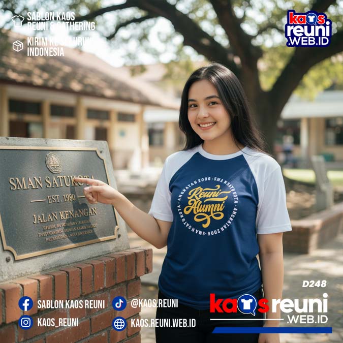 Desain Kaos Reuni 2006 Raglan Putih Navy (11)