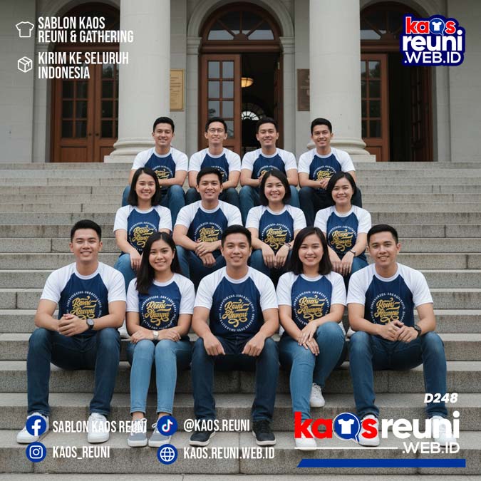 Desain Kaos Reuni 2006 Raglan Putih Navy (16)