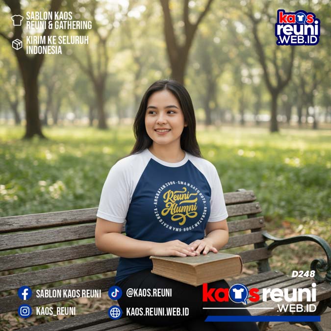 Desain Kaos Reuni 2006 Raglan Putih Navy (5)