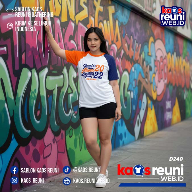 Desain Kaos Reuni 2022 Raglan Orange Navy Putih (4)