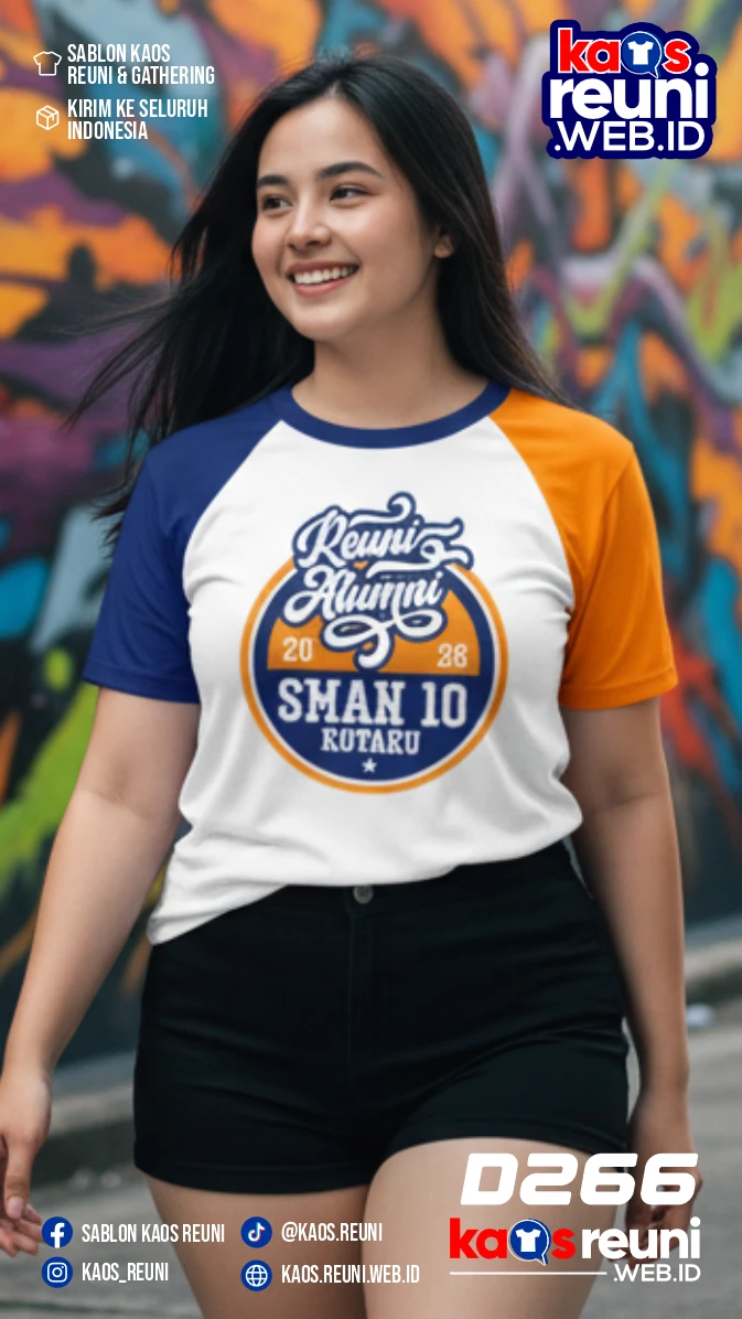 Codesign : 266 | Desain Kaos Reuni 2026 Tri Color Benhur Orange