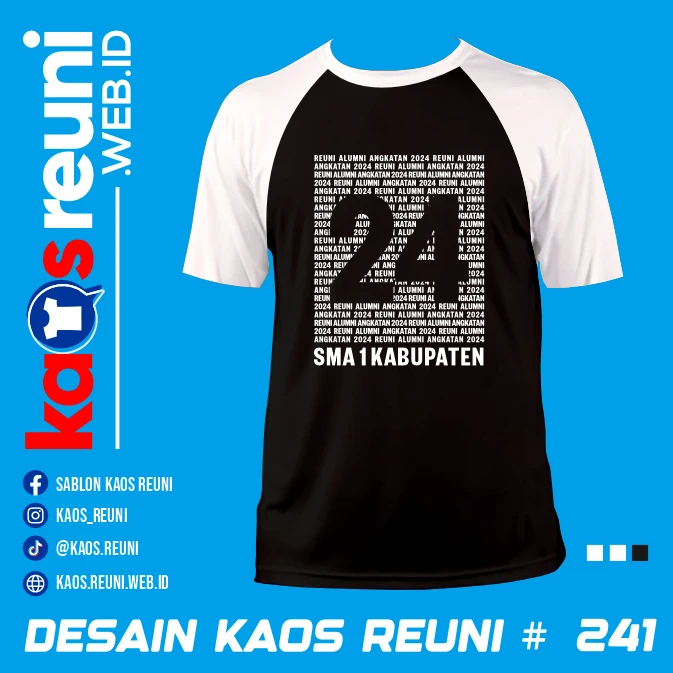 Desain Kaos Reuni 24 Tahun (1)