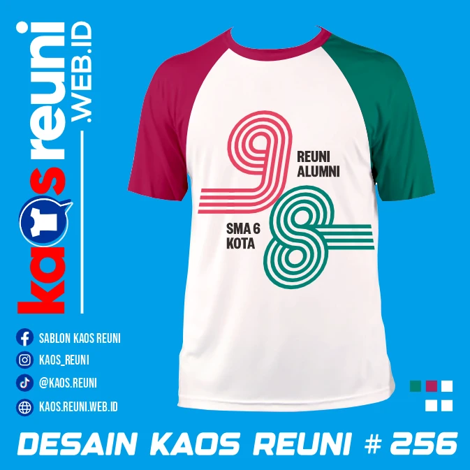 Desain Kaos Reuni 98 Fuchsia Toska (1)