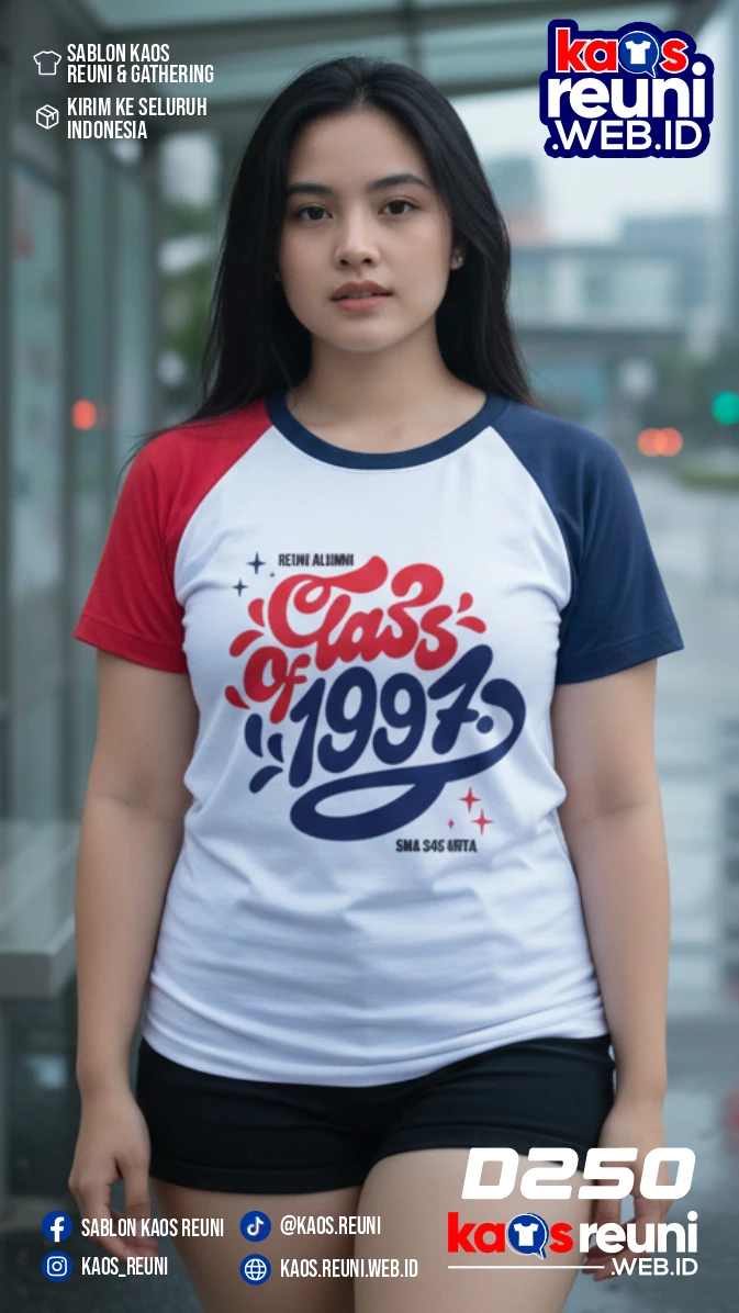 Desain Kaos Reuni Class Of 1997 Tri Color (4)