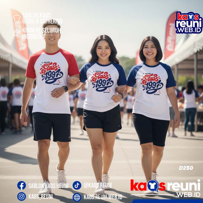 Desain Kaos Reuni Class Of 1997 Tri Color (5)