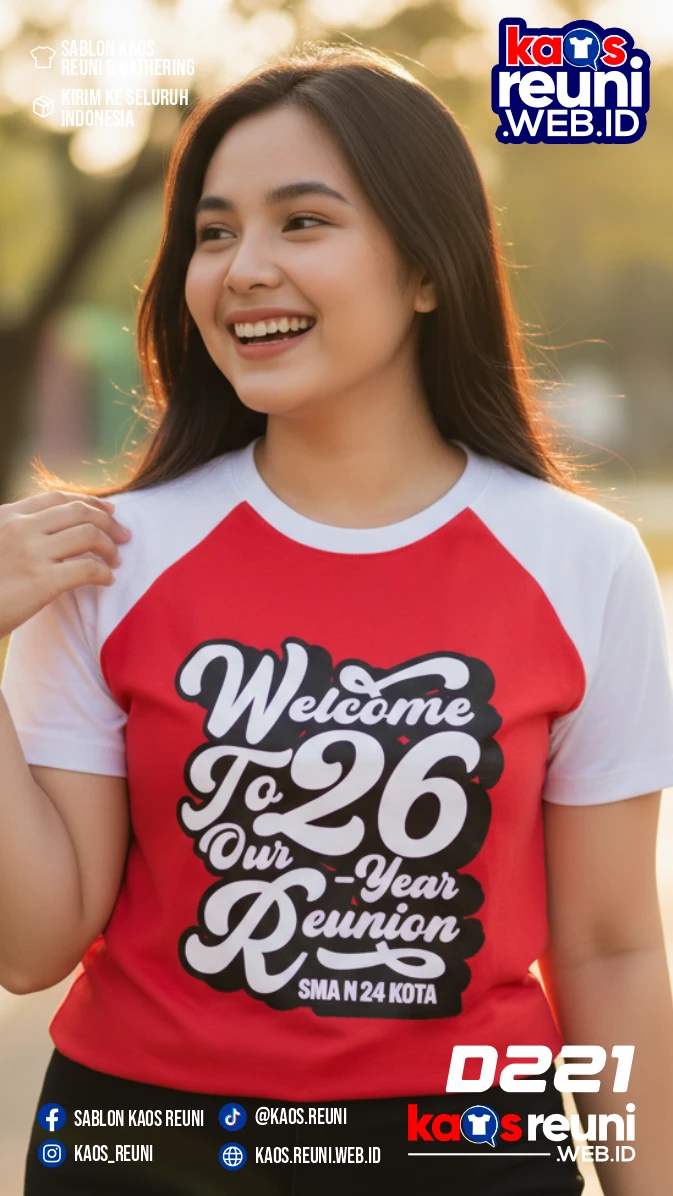 Desain Kaos Reuni Welcome Merah Putih (2)
